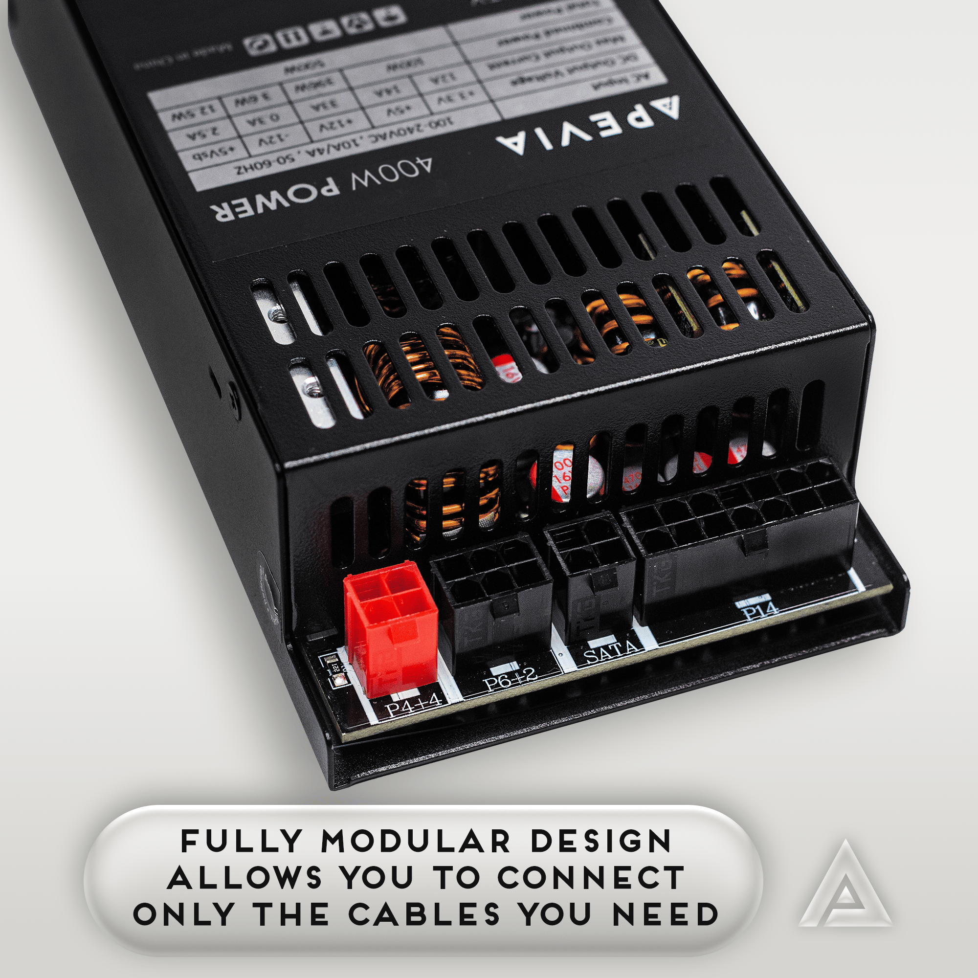 Apevia | ITX-PFC400W | 400W+ | Power Supply